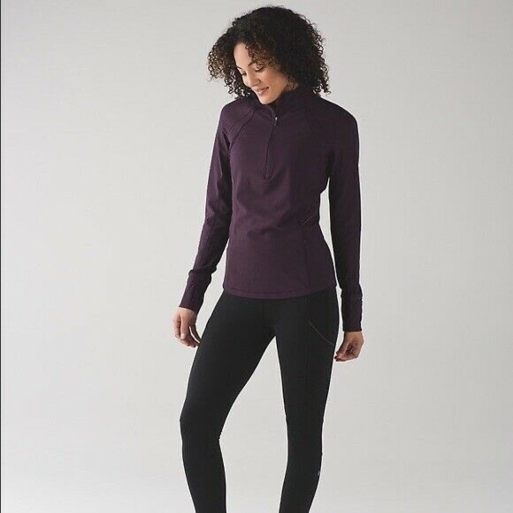 Lululemon Fresh Tracks 1/2 zip, EUC 4